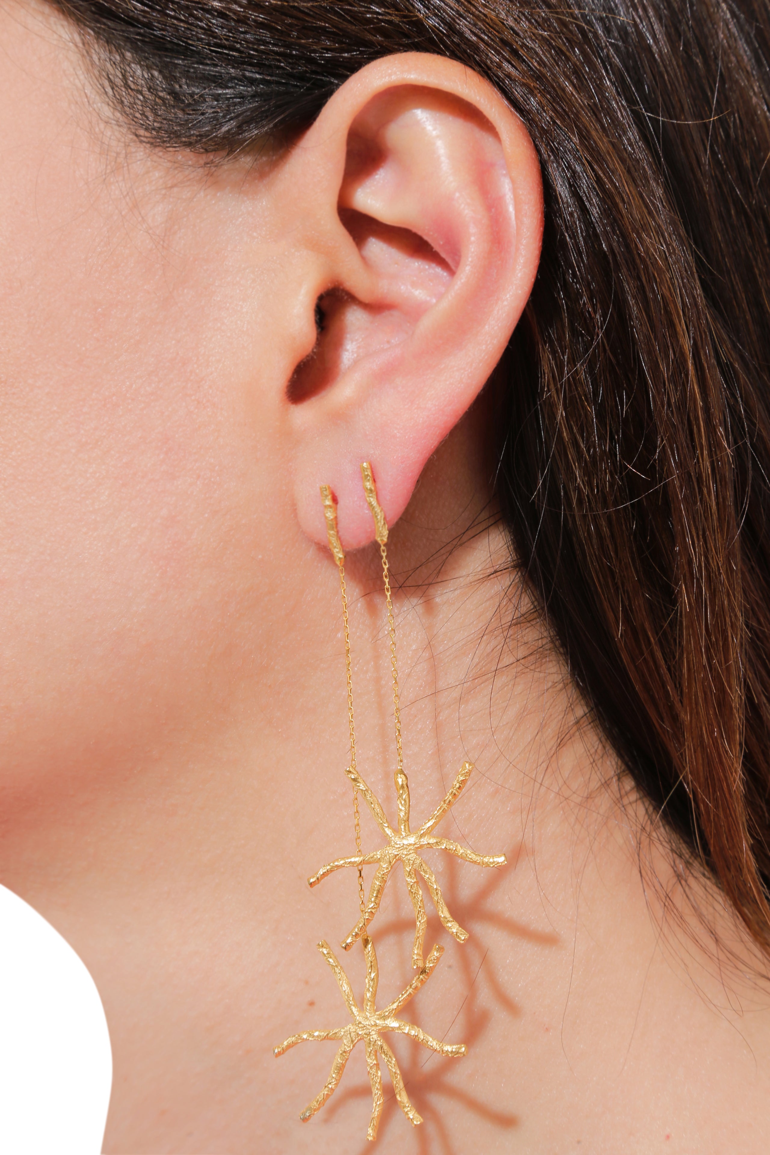 Sunstar Short Chain Earring