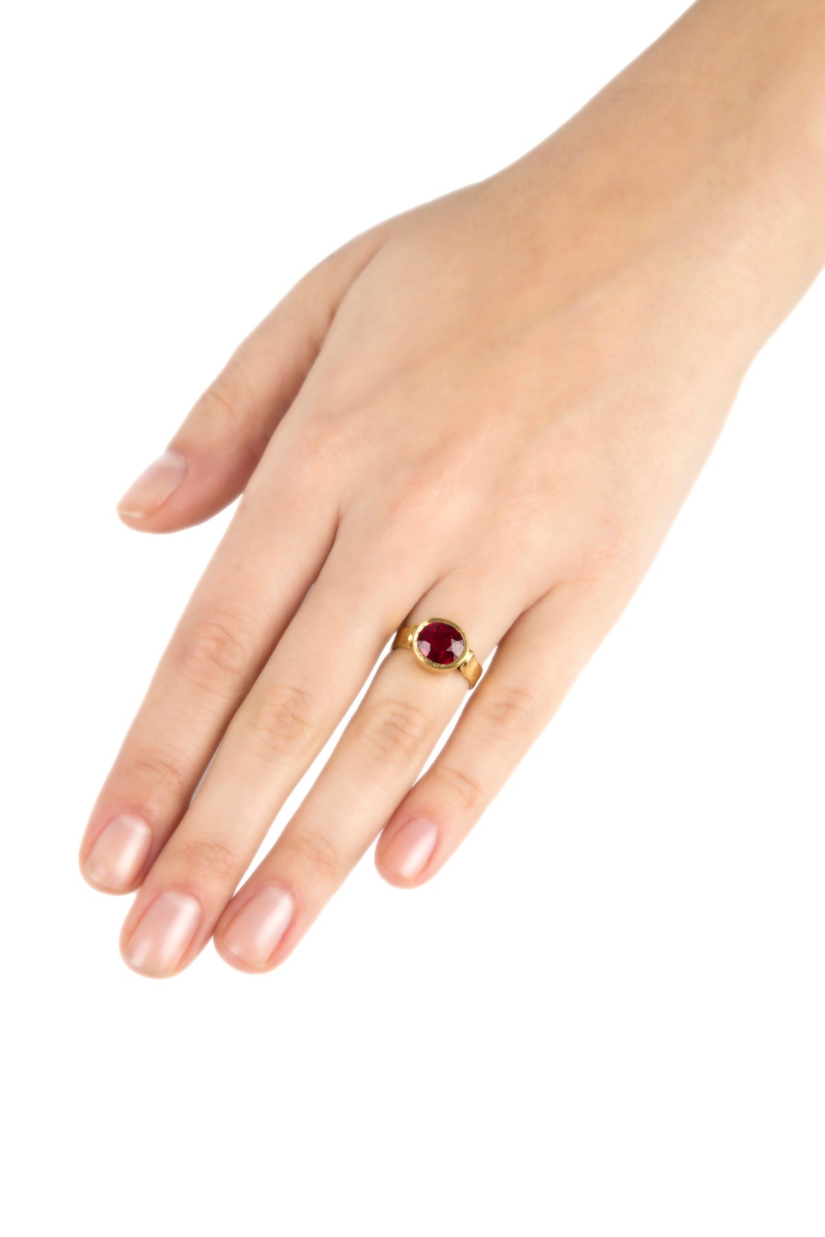 Oval Ruby Ring