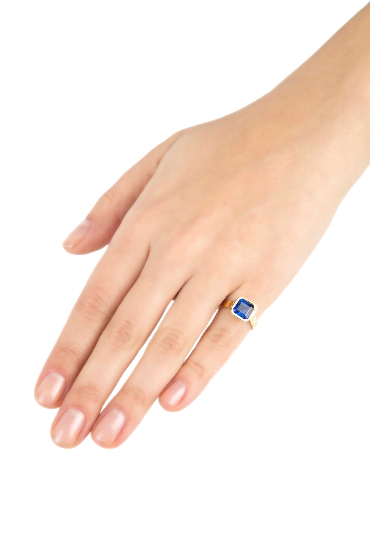 Square Sapphire Ring