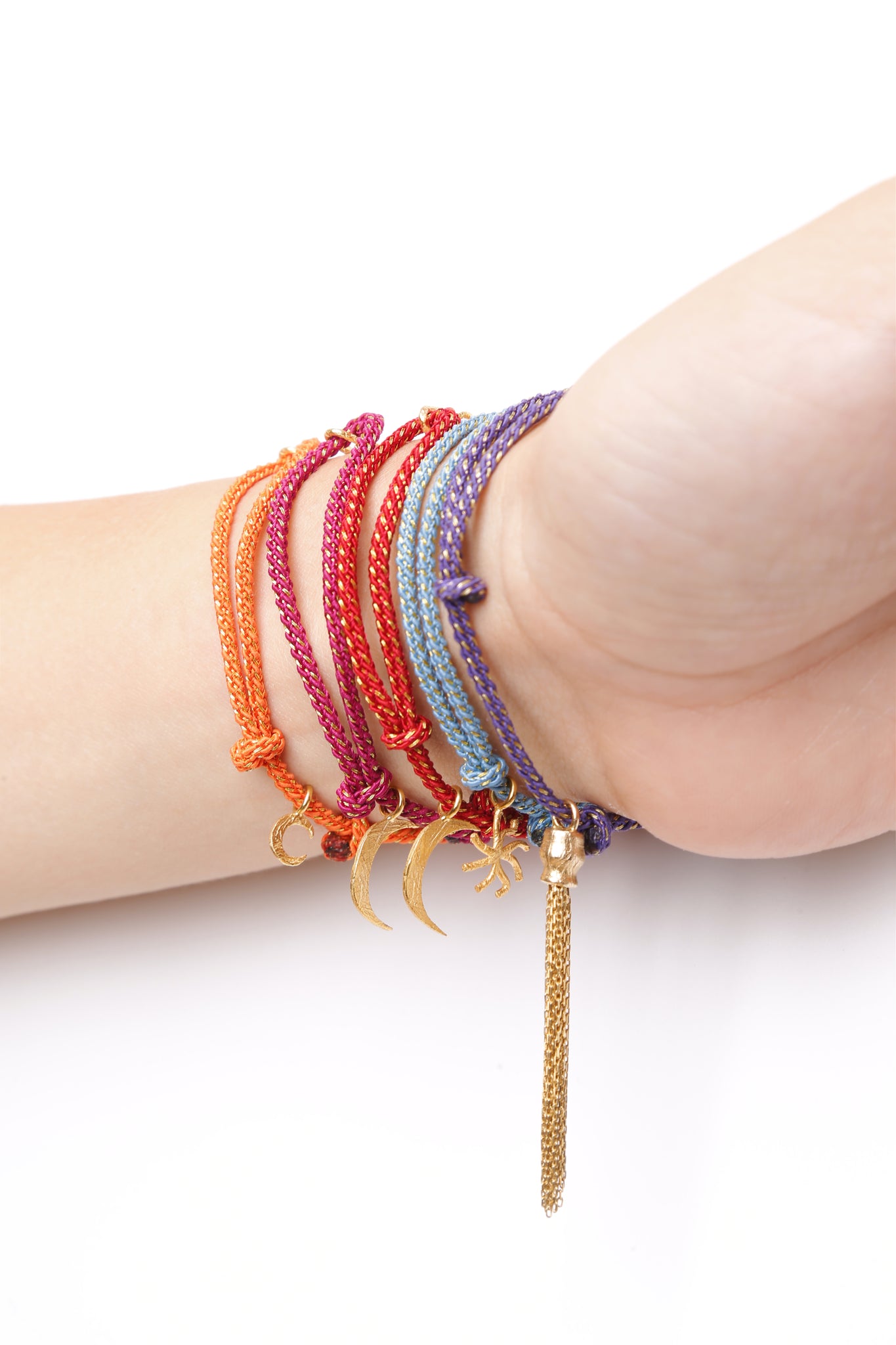 Tuft and Paperclip bracelet