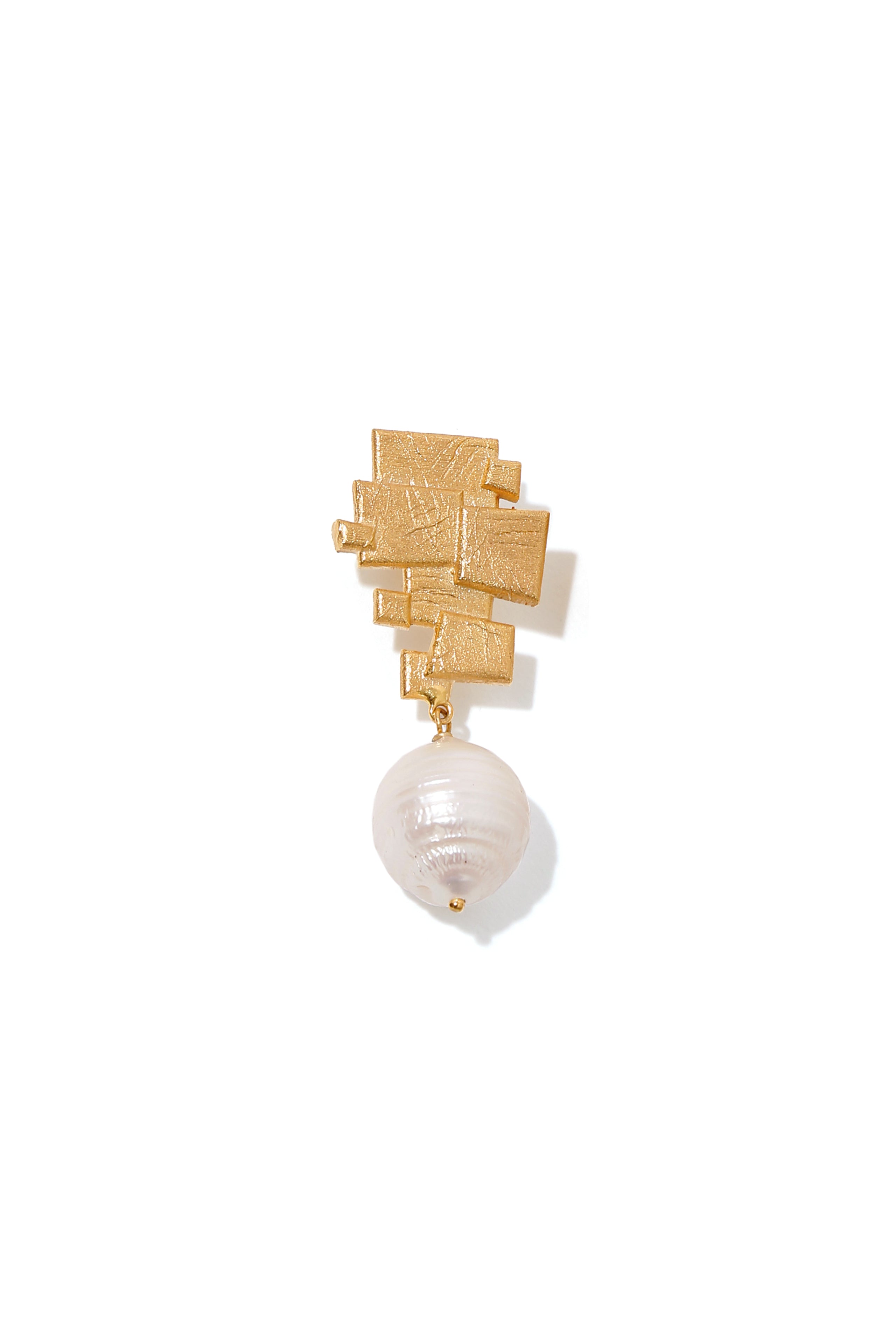 Big Mosaic Earring with Pearl I