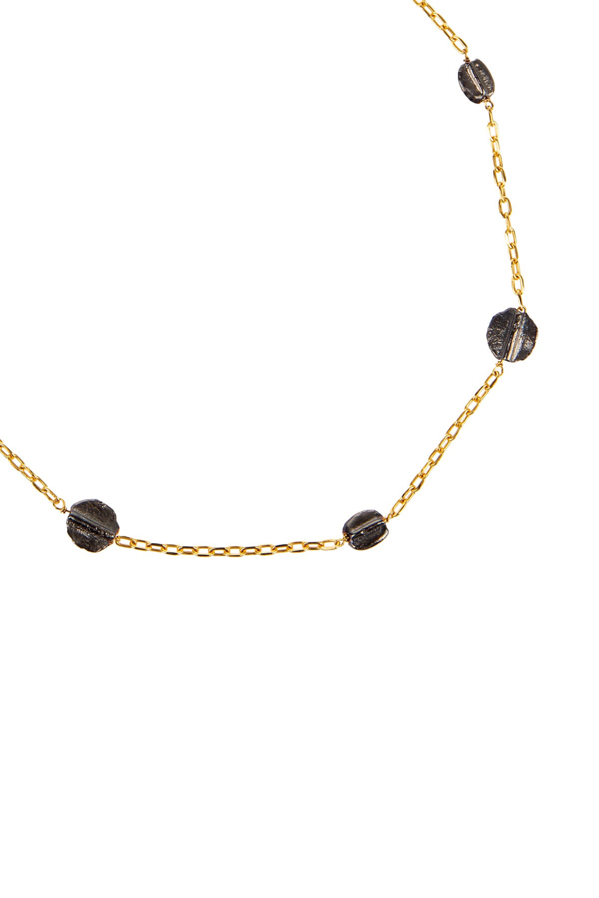 Short Black Bean Necklace