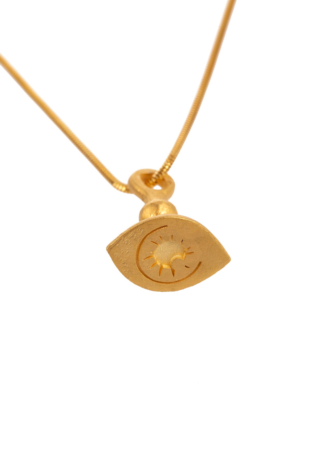Eye Stamp Necklace