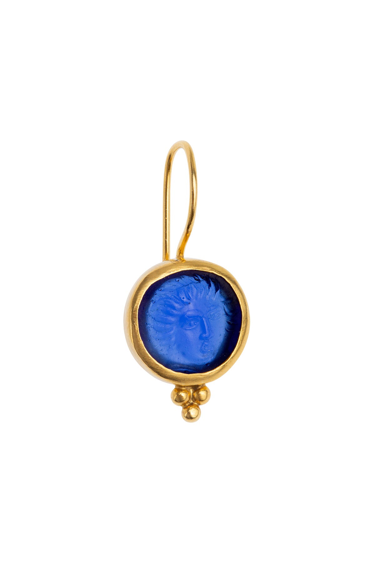 Classic Intaglio Earring Blue