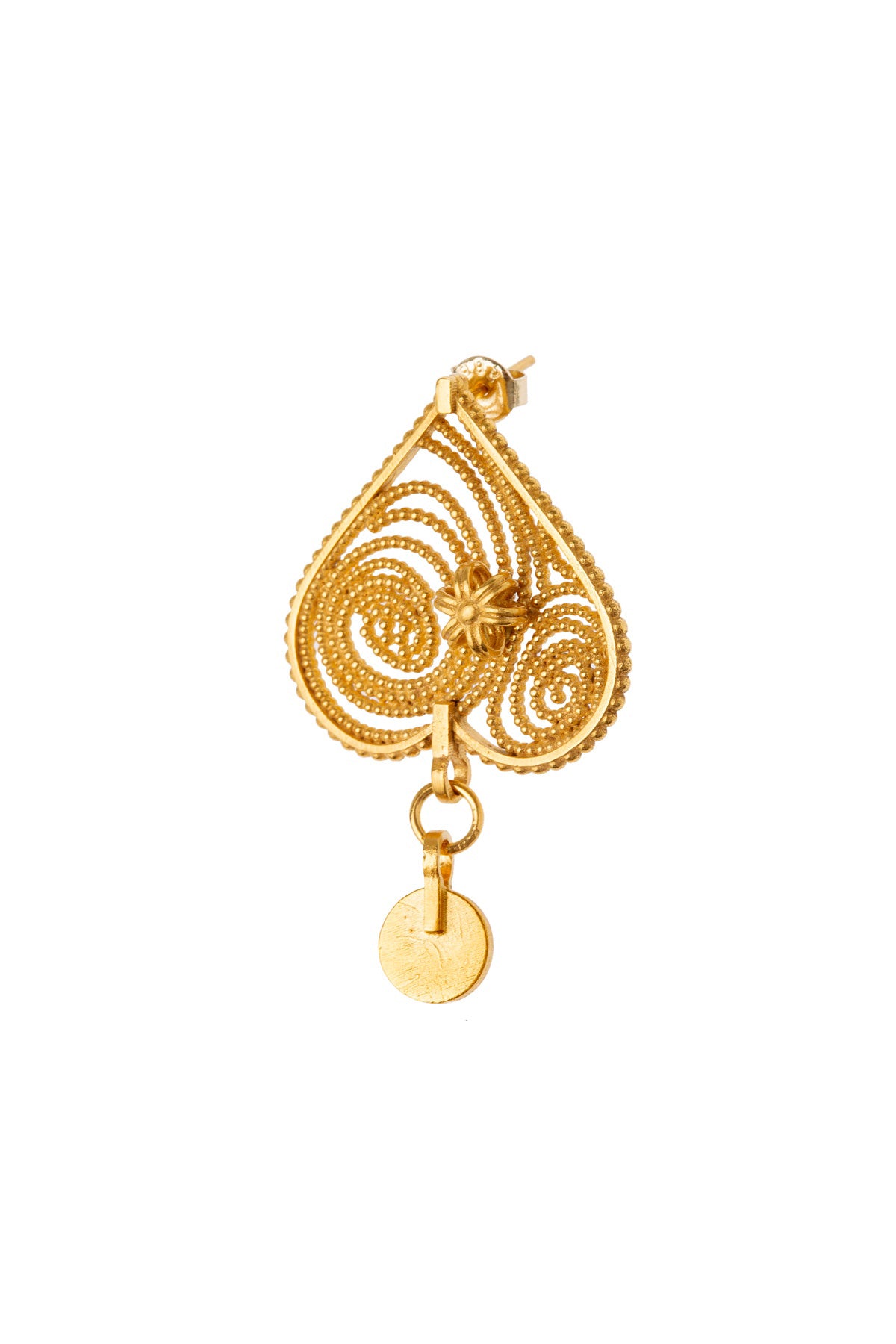 Reverse Heart Earring