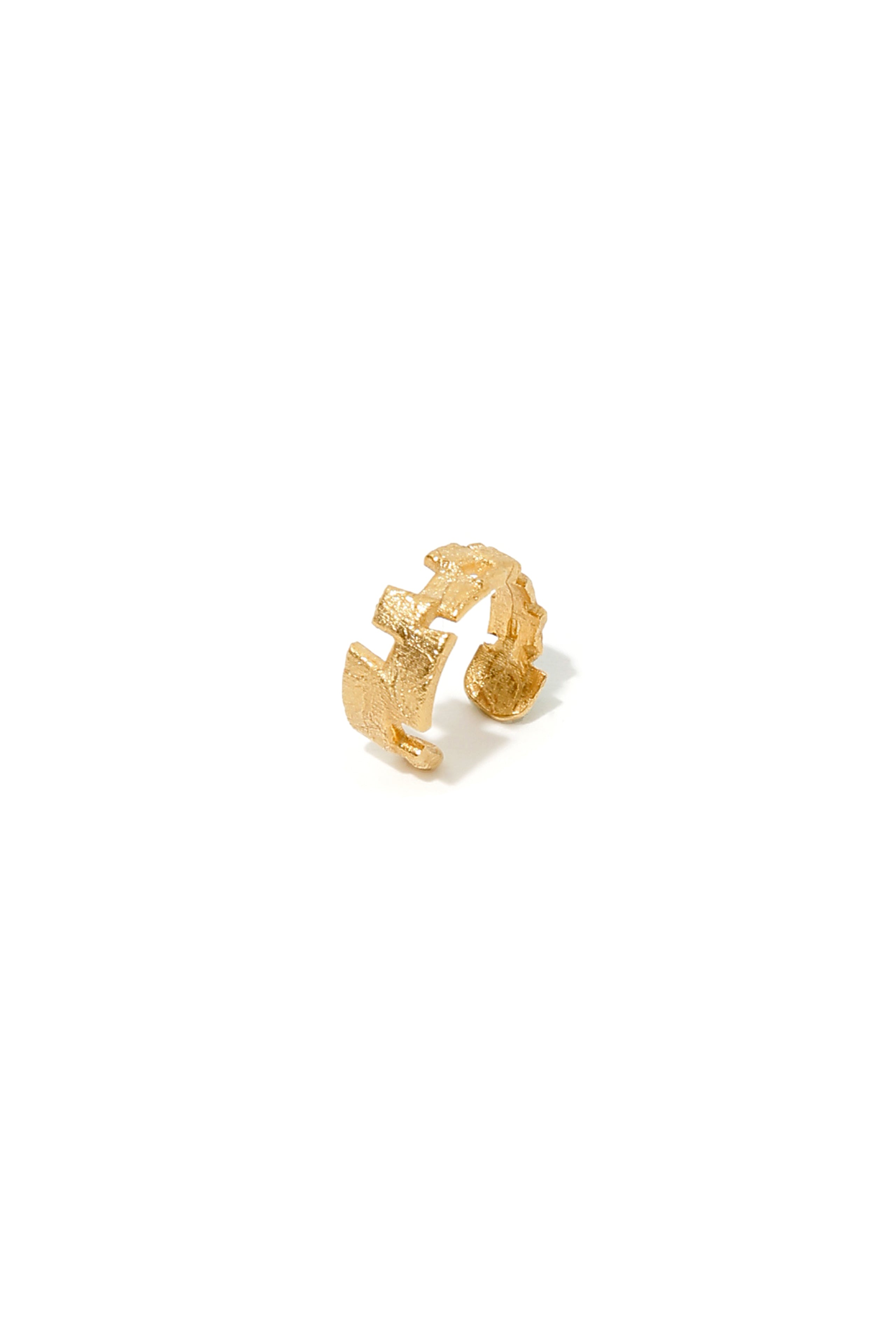 S Mosaic Ear Cuff