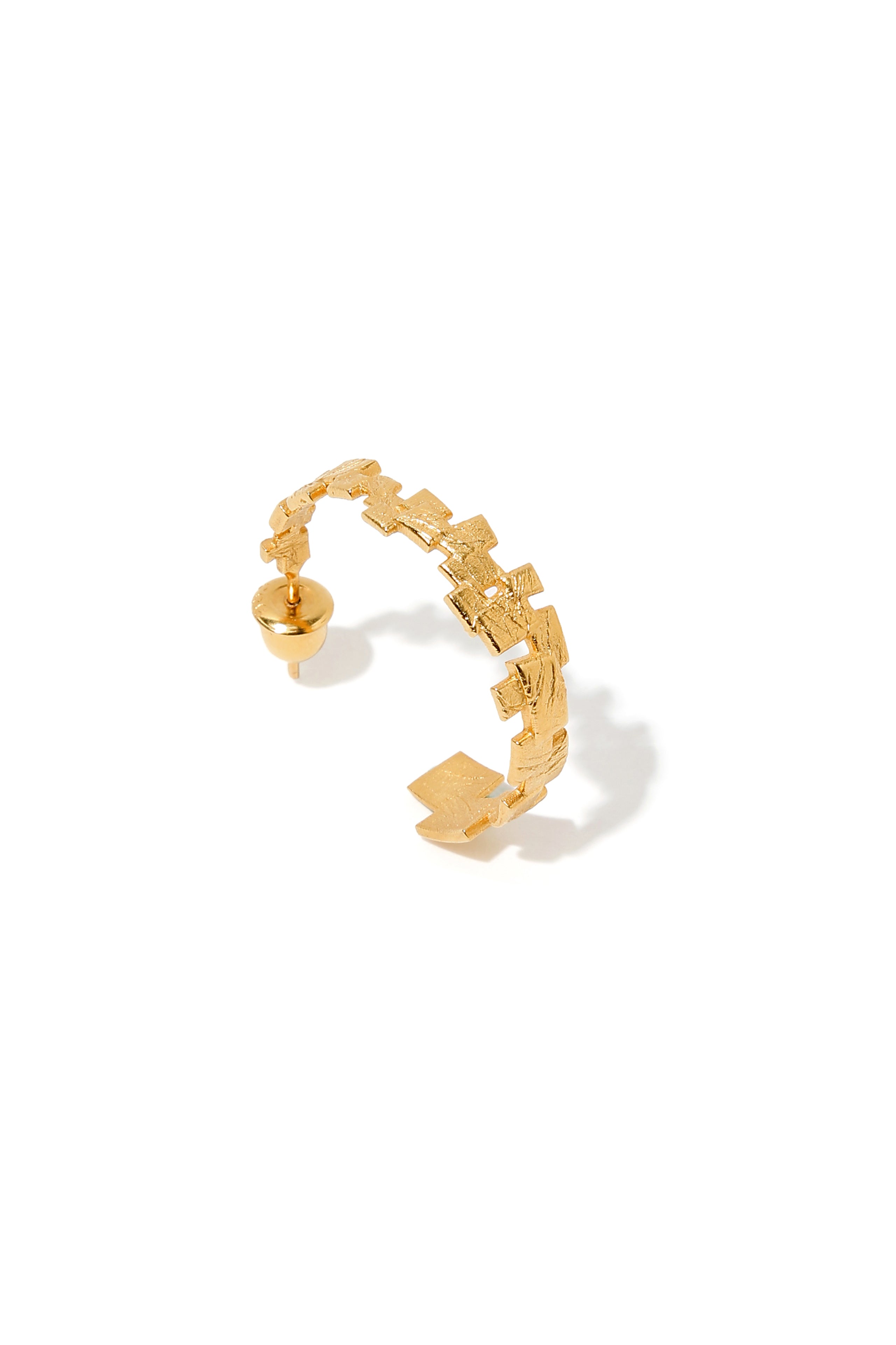 L Mosaic Hoop Earring