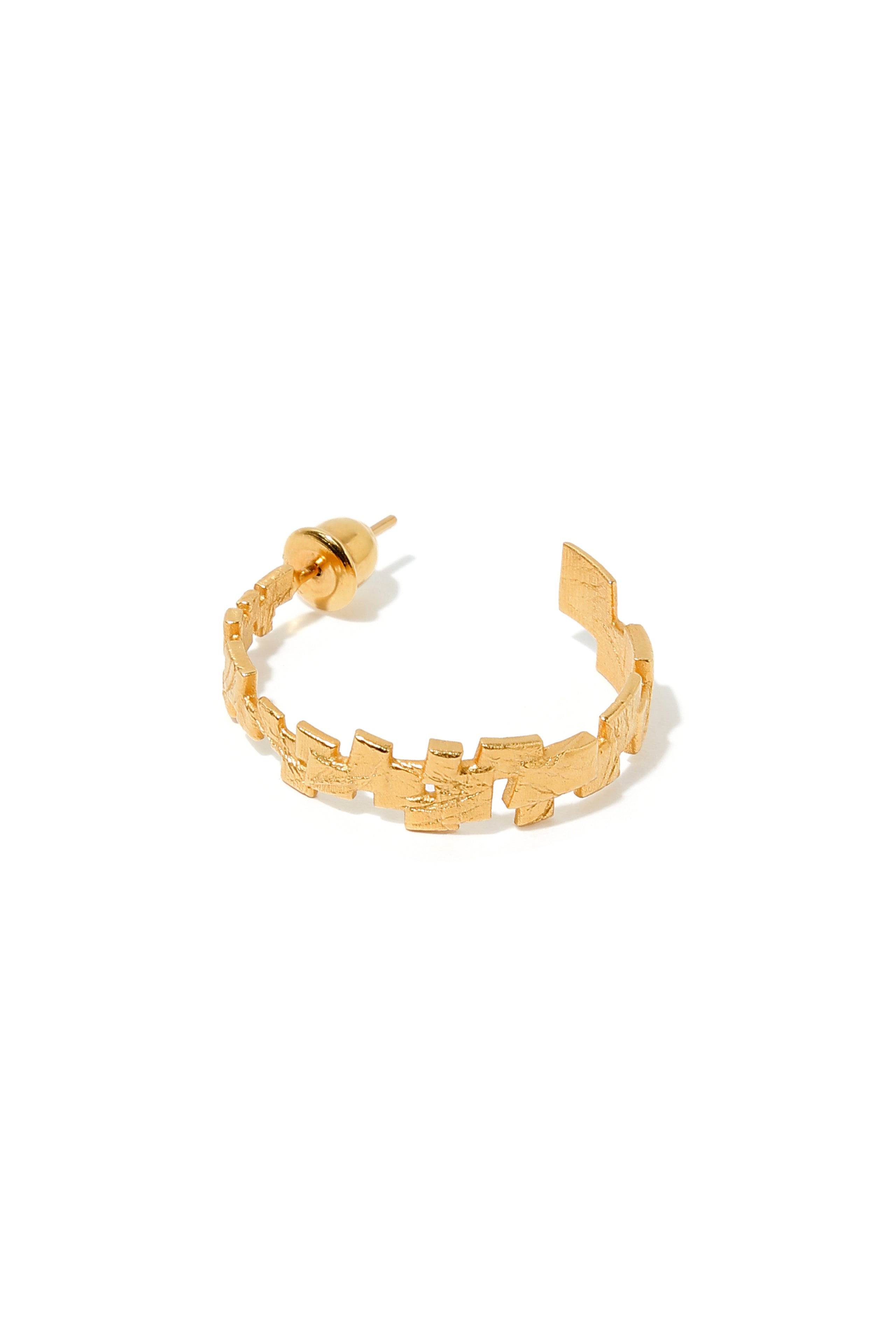 L Mosaic Hoop Earring