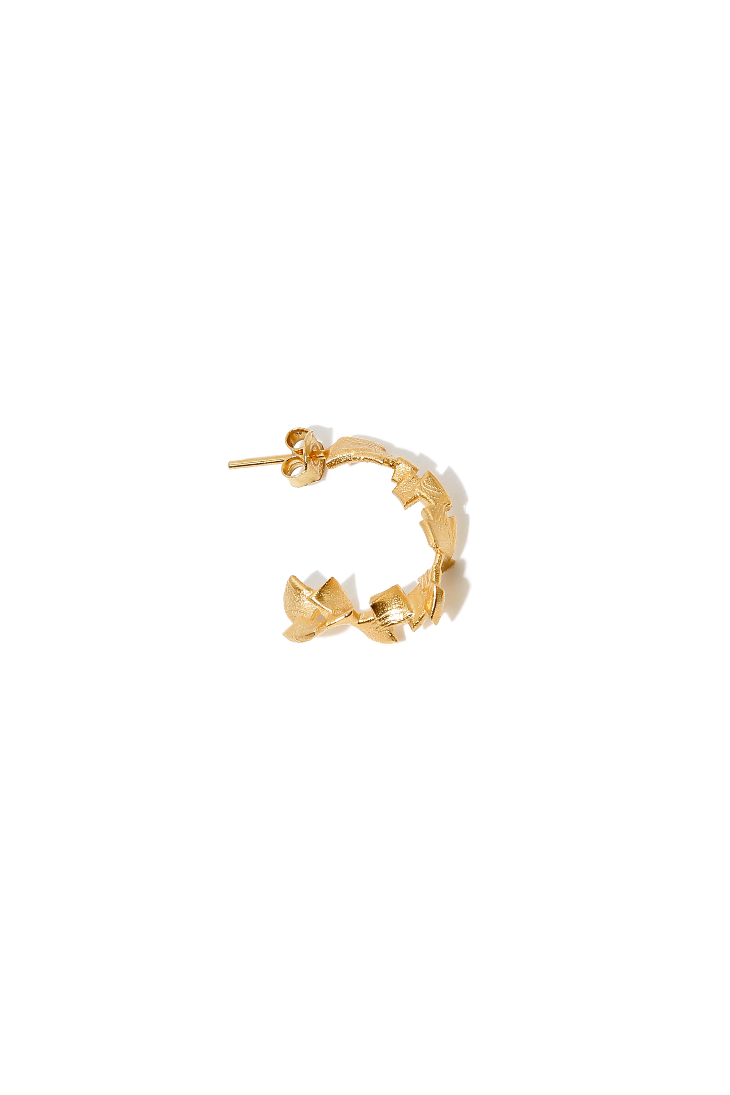 Twisted Mosaic Hoop Earring