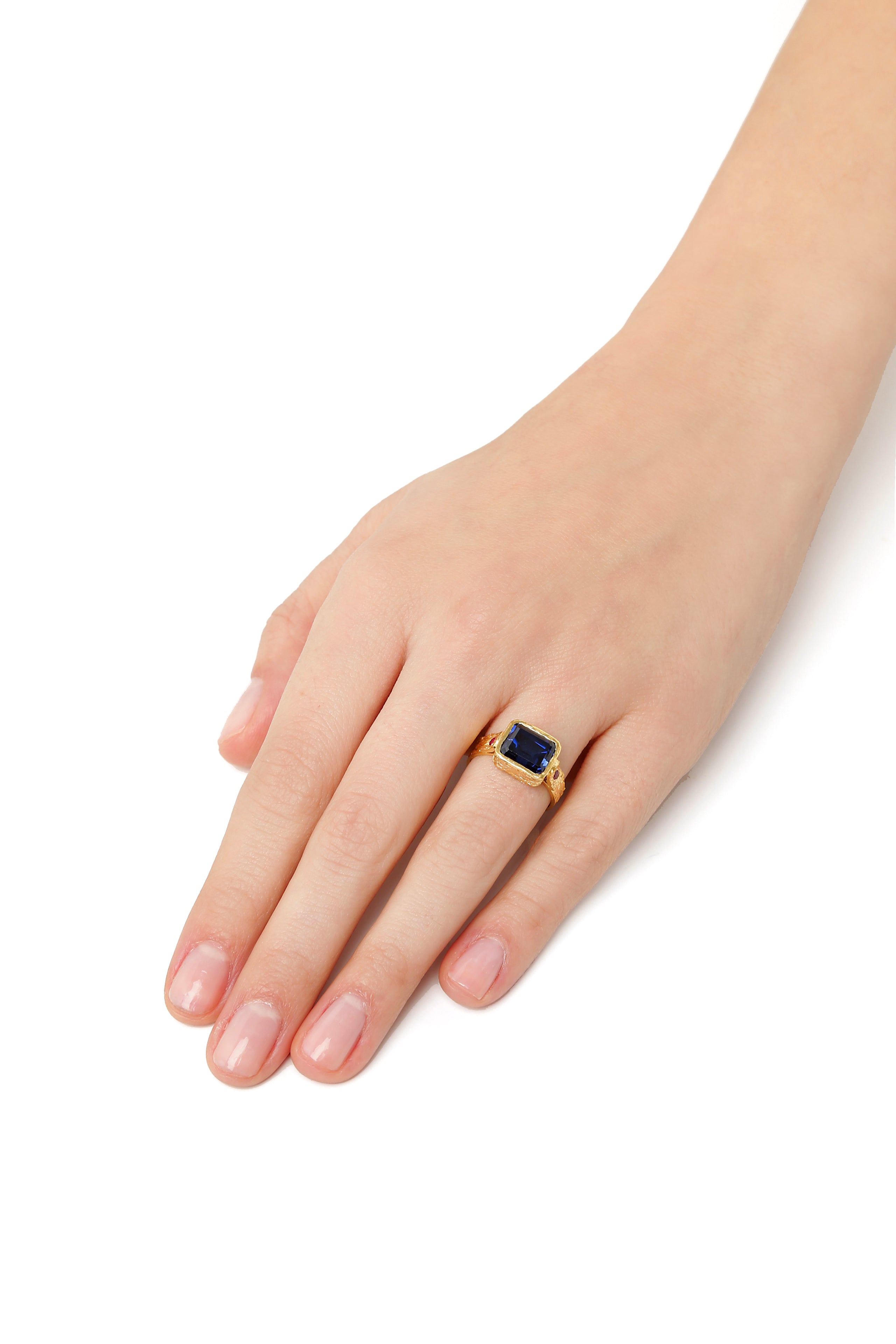 Sapphire and Ruby Ring