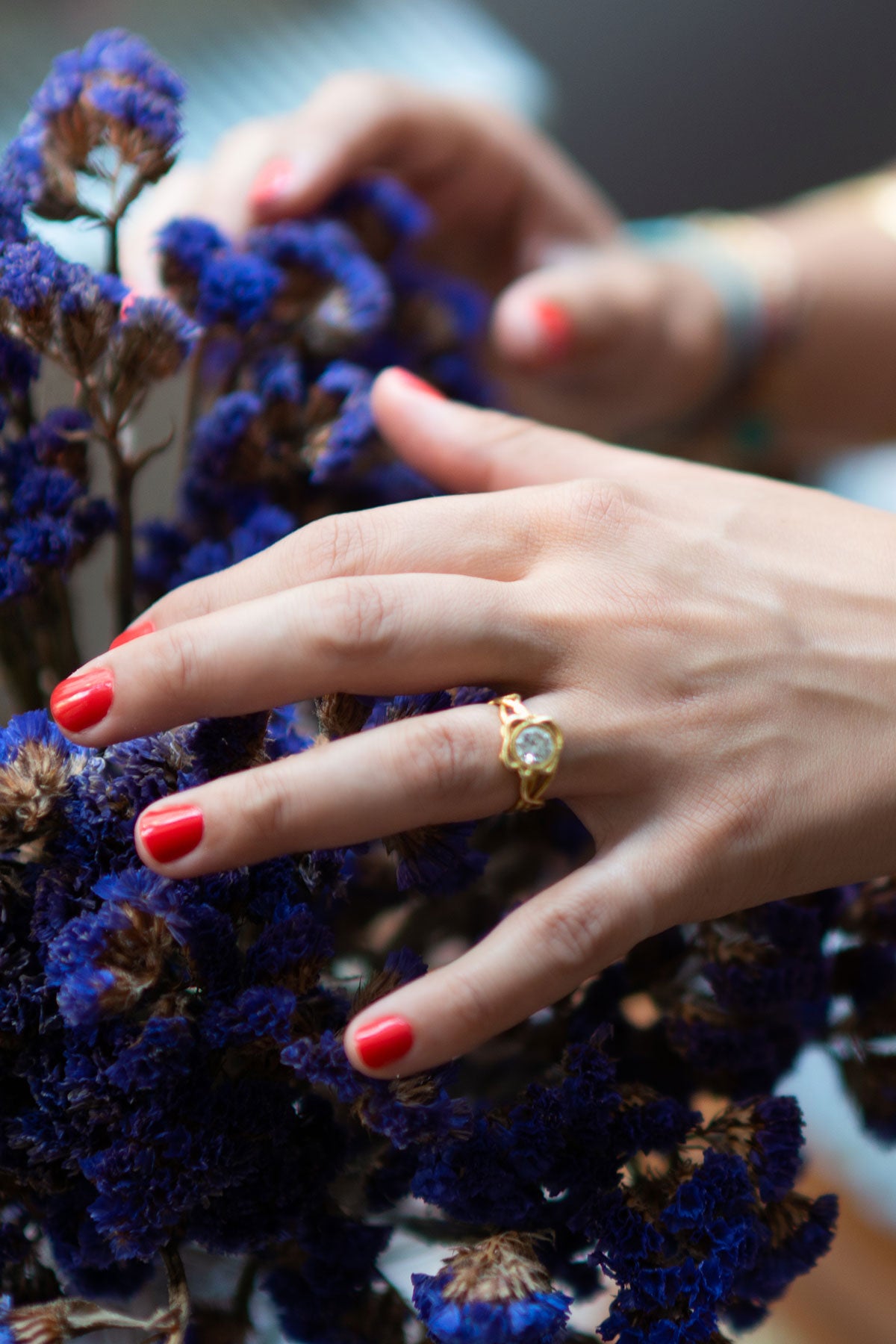 Raw Collection - Ring with a Diamond