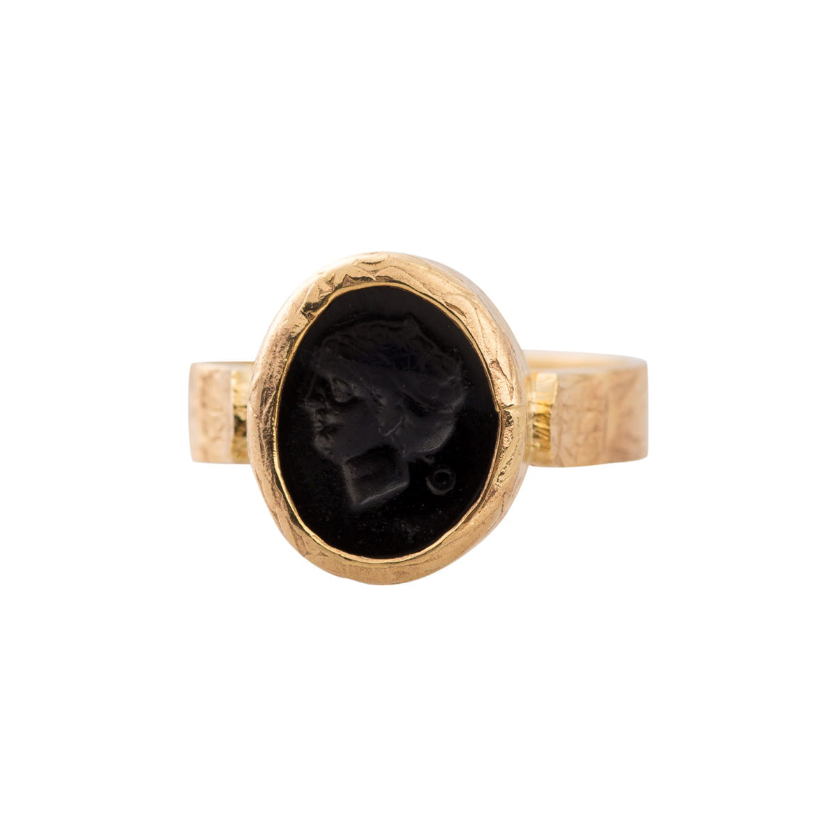 Black Intaglio Ring