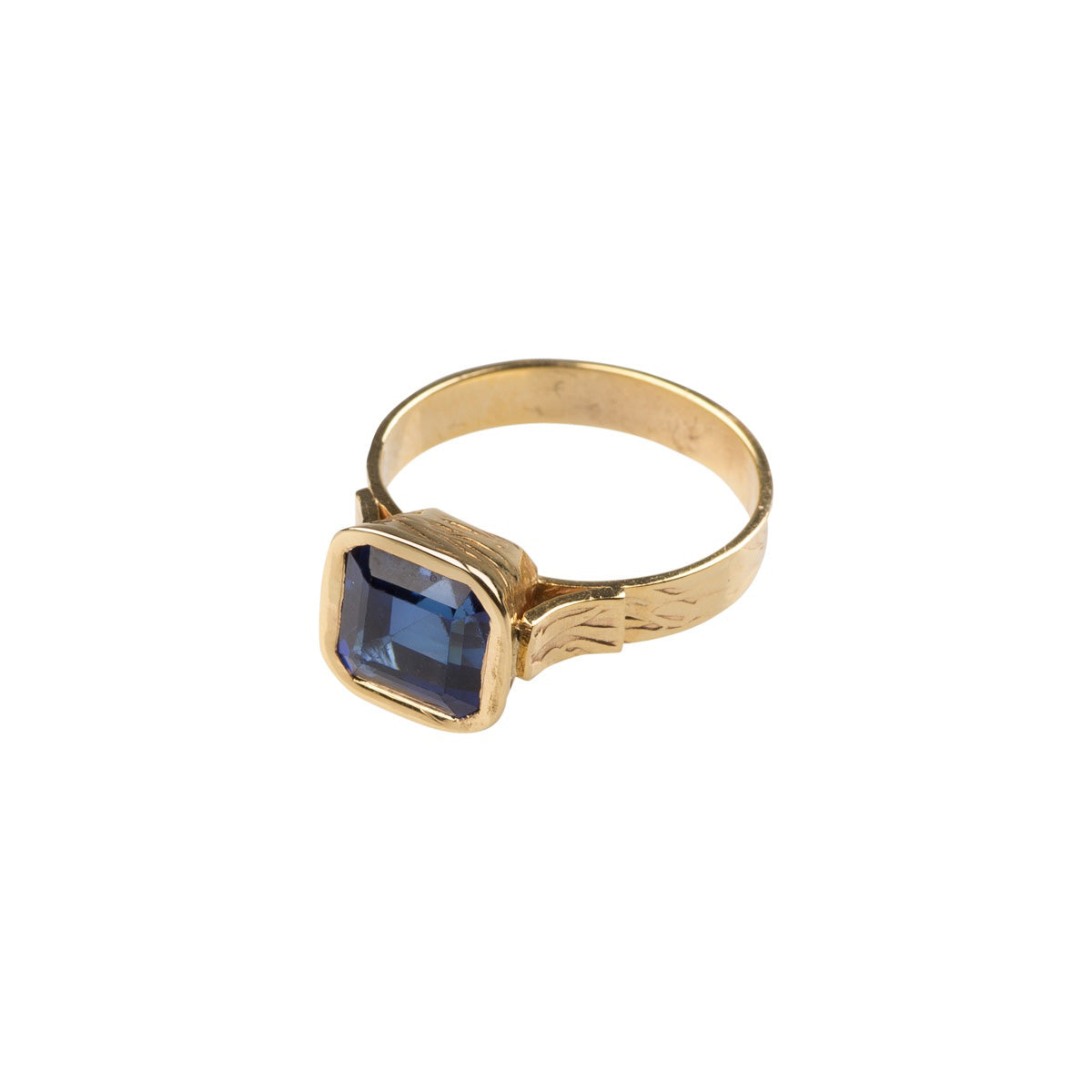 Square Sapphire Ring