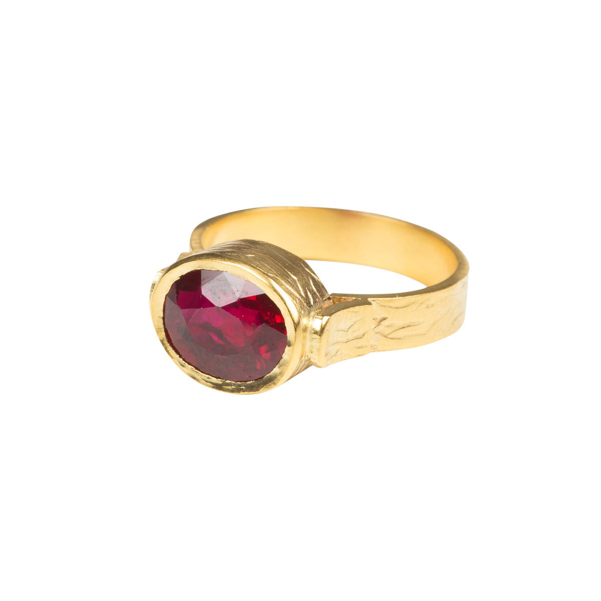 Oval Ruby Ring